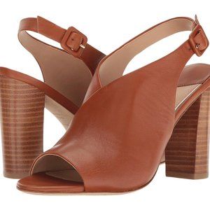 🇺🇸 Diane Von Furstenberg Carini Leather Heels 8